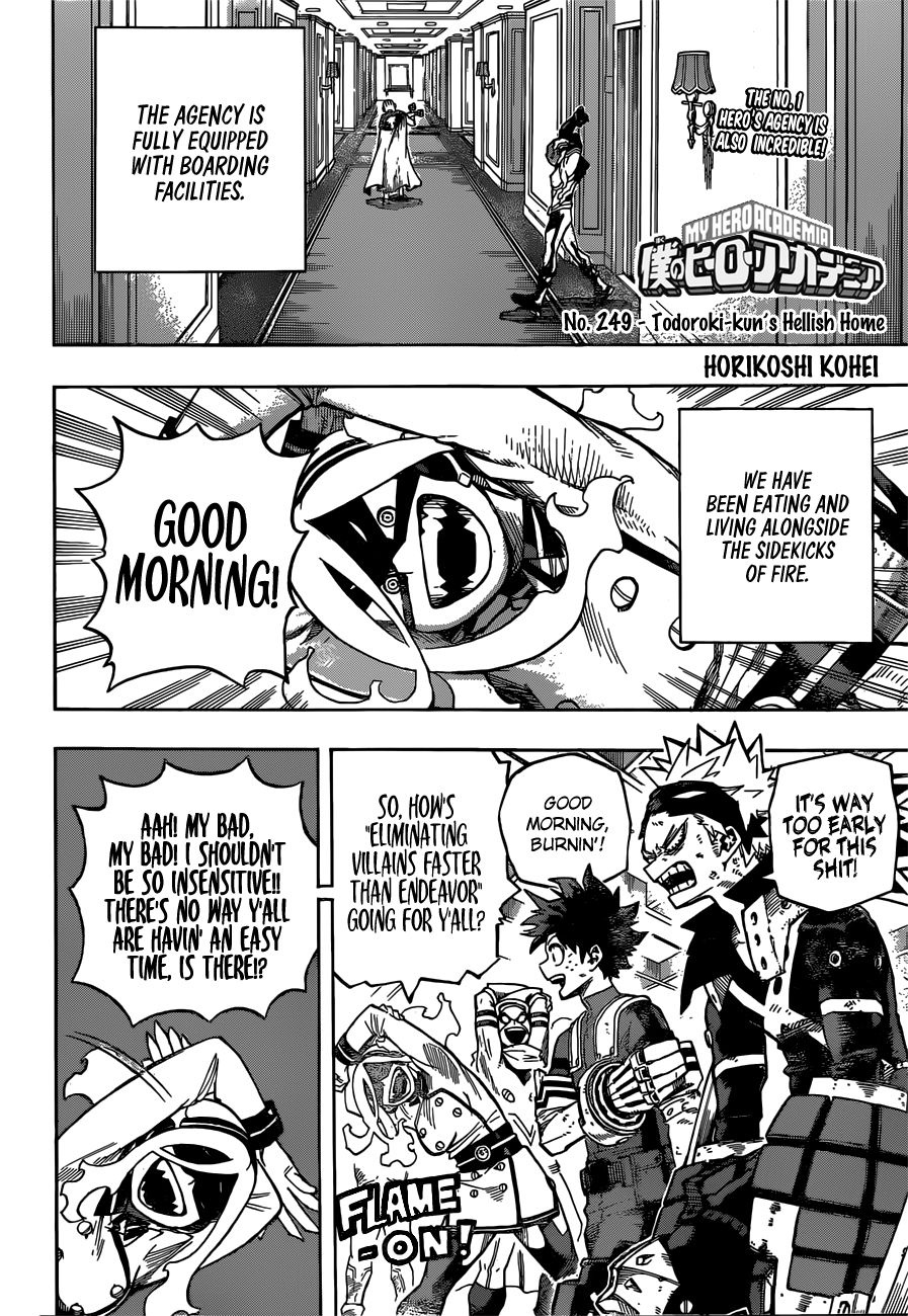 Boku no Hero Academia chapter 249 page 3
