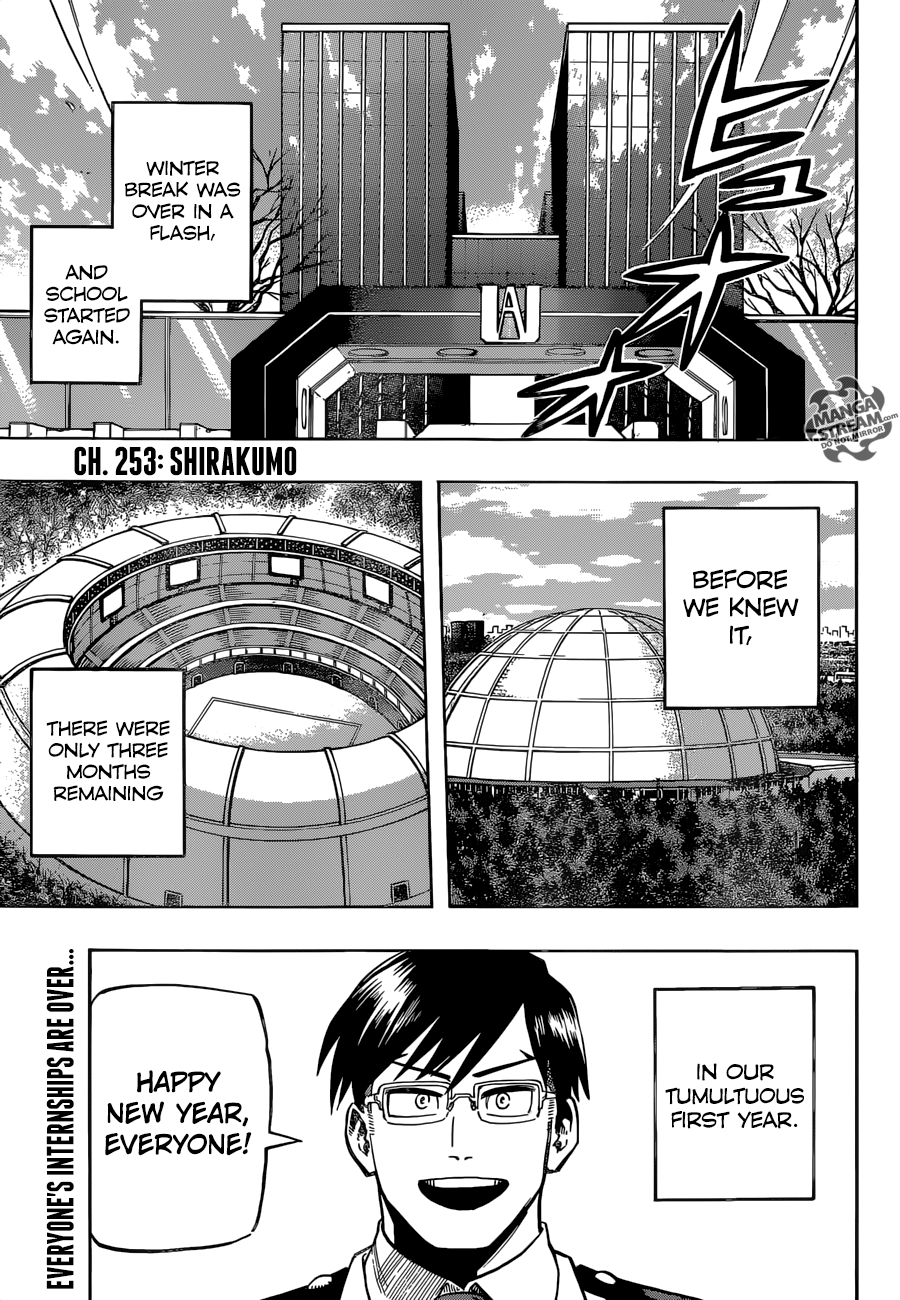Boku no Hero Academia chapter 253 page 3