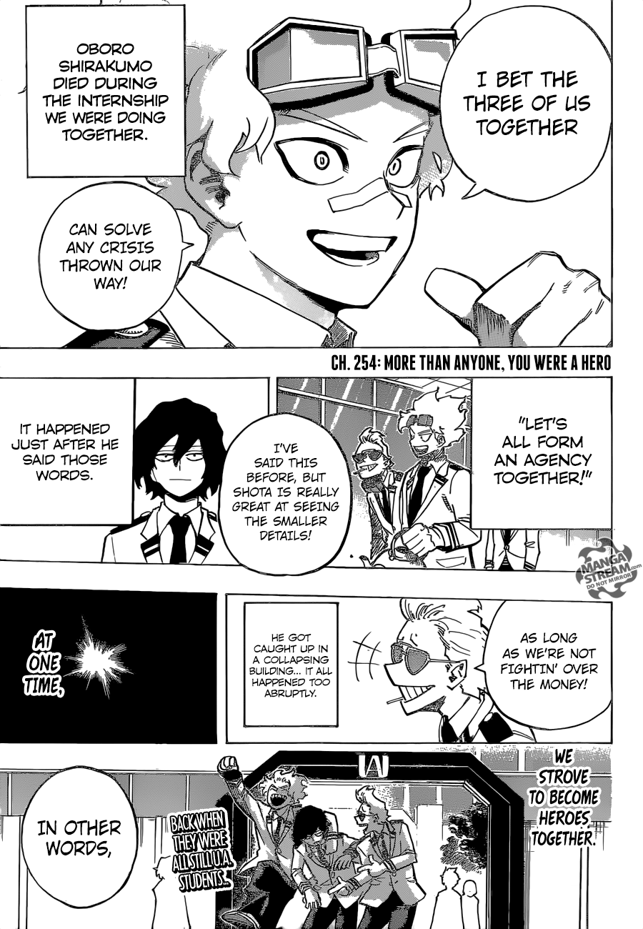 Boku no Hero Academia chapter 254 page 4