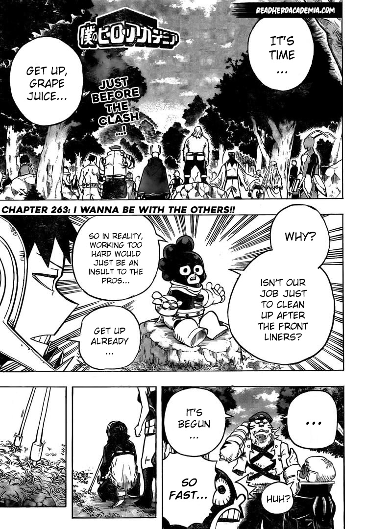 Boku no Hero Academia chapter 263 page 1