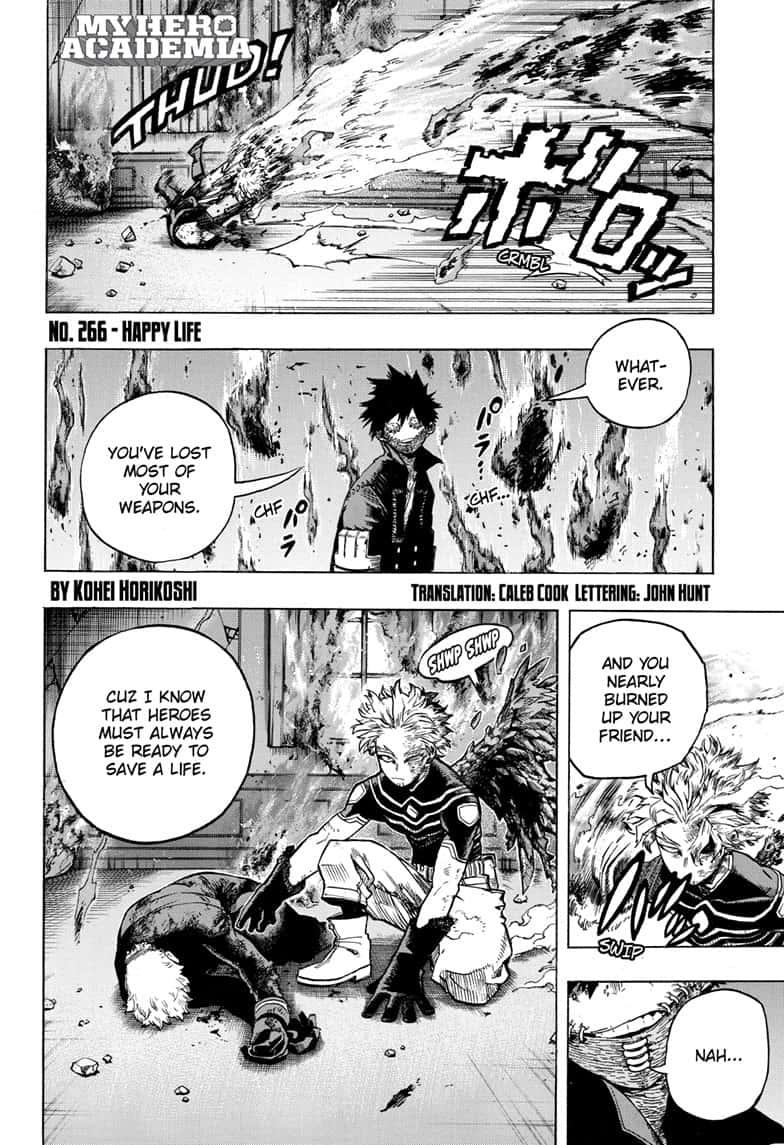 Boku no Hero Academia chapter 266 page 2
