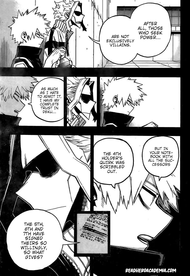 Boku no Hero Academia chapter 284 page 9