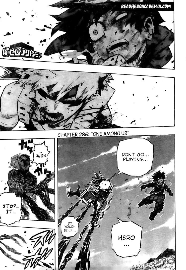 Boku no Hero Academia chapter 286 page 1