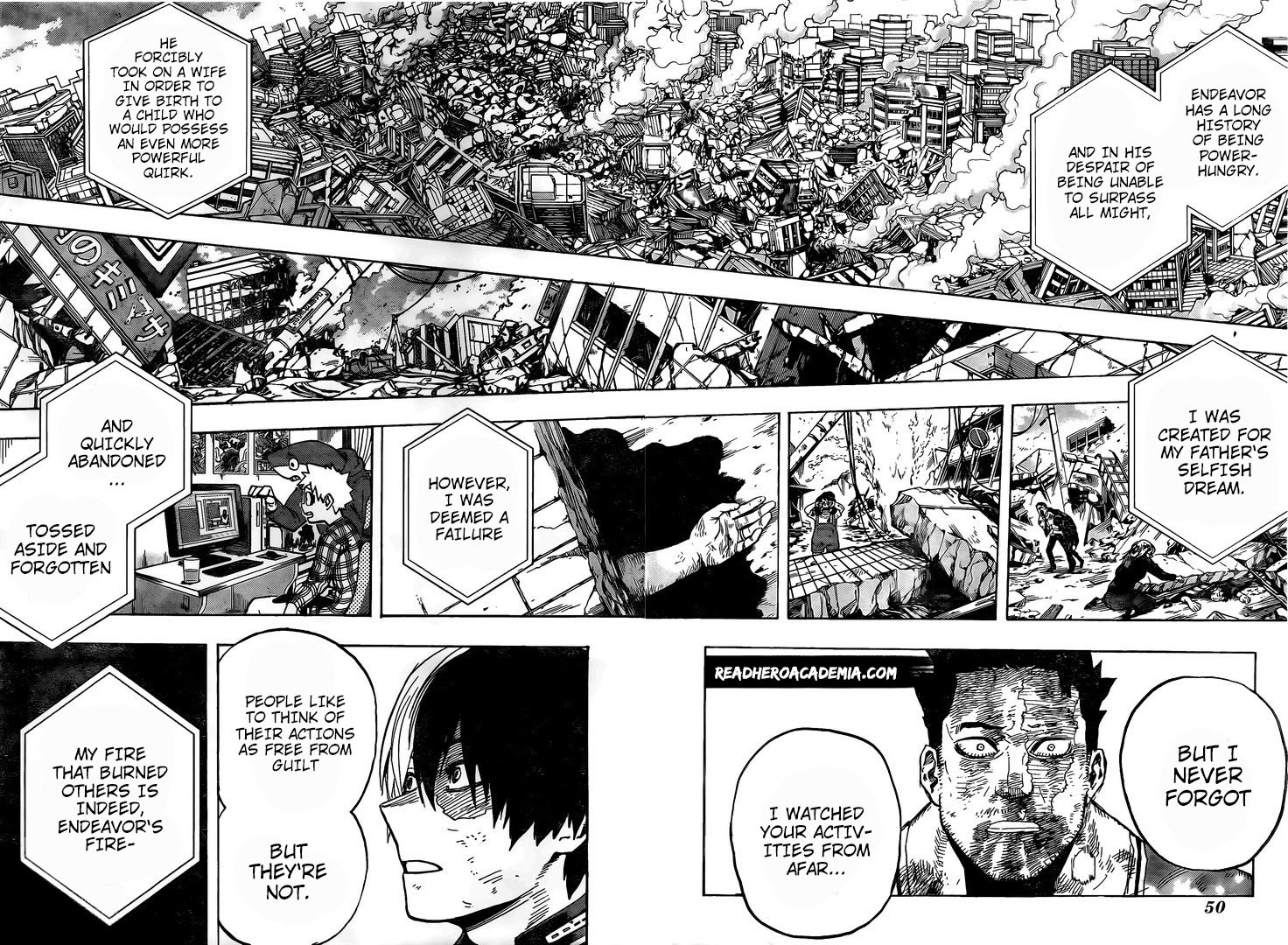 Boku no Hero Academia chapter 290 page 11