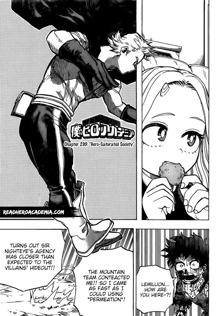 Boku no Hero Academia chapter 293 page 2