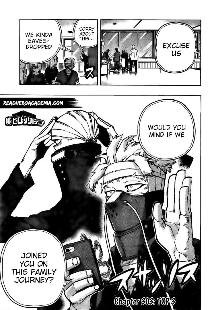 Boku no Hero Academia chapter 303 page 1