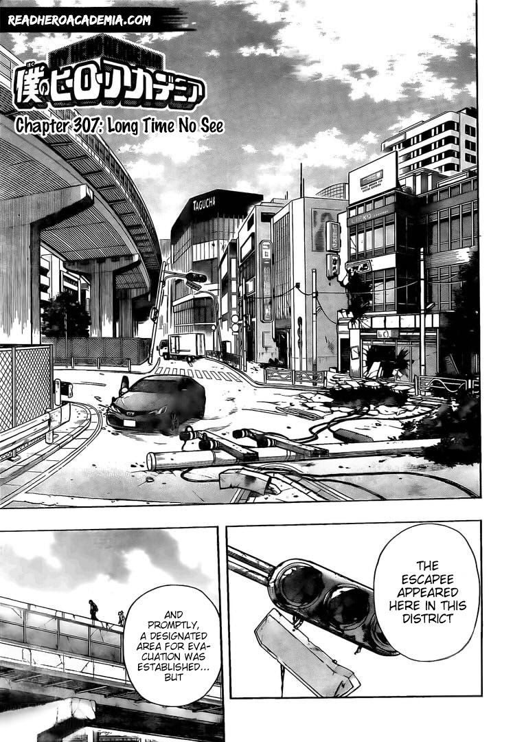 Boku no Hero Academia chapter 307 page 1