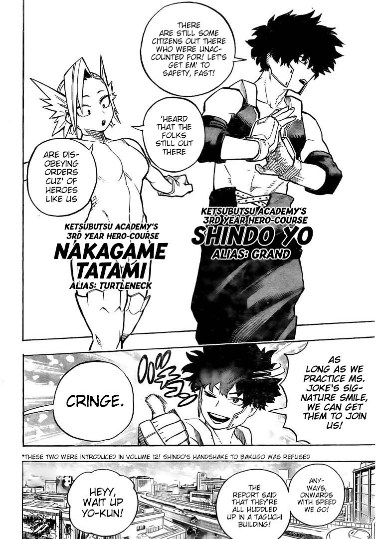 Boku no Hero Academia chapter 307 page 2