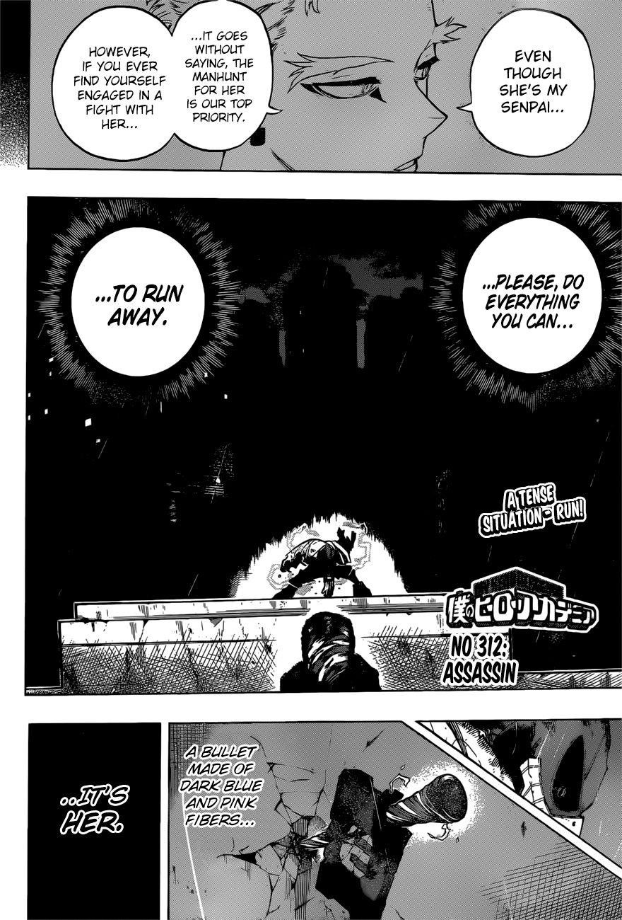 Boku no Hero Academia chapter 312 page 2