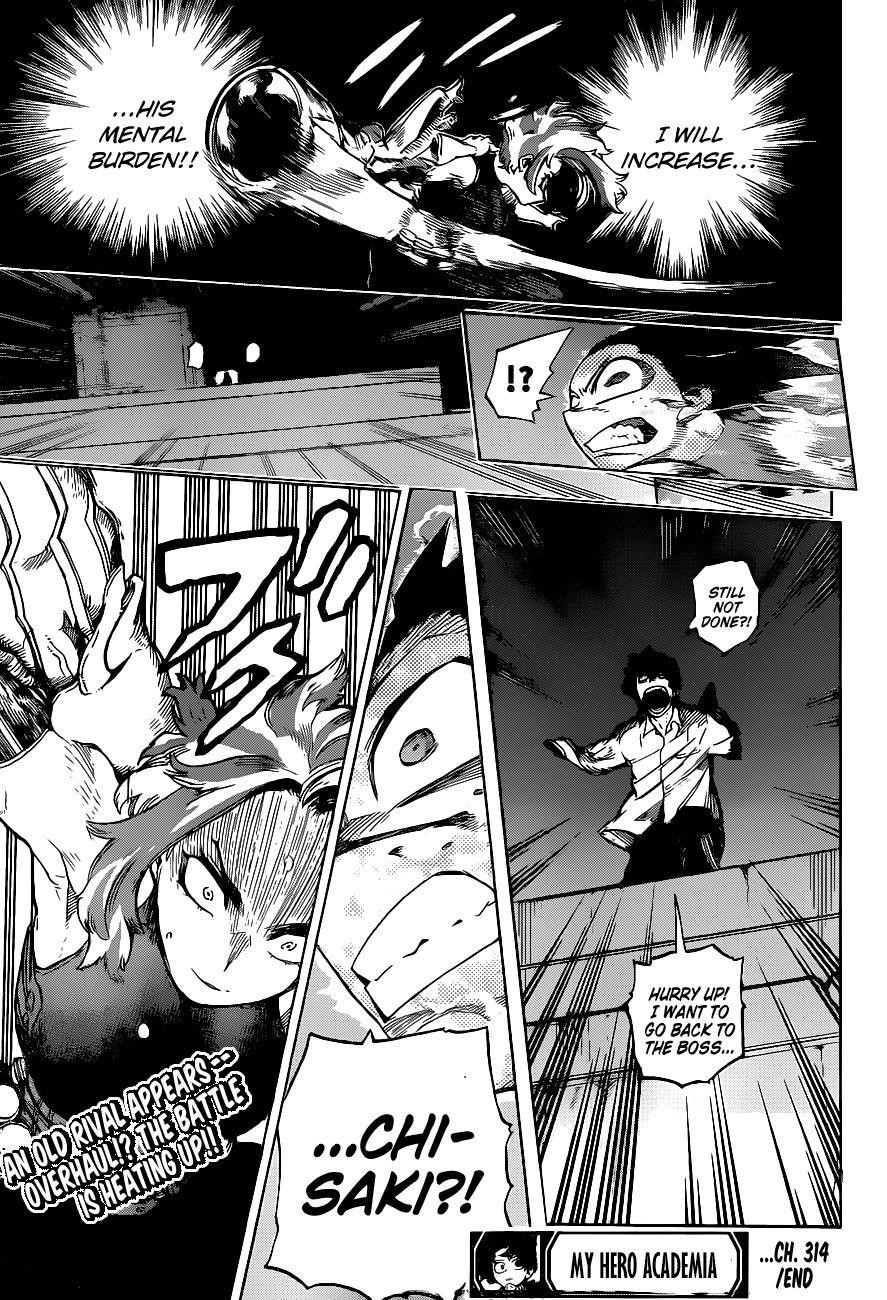 Boku no Hero Academia chapter 314 page 17