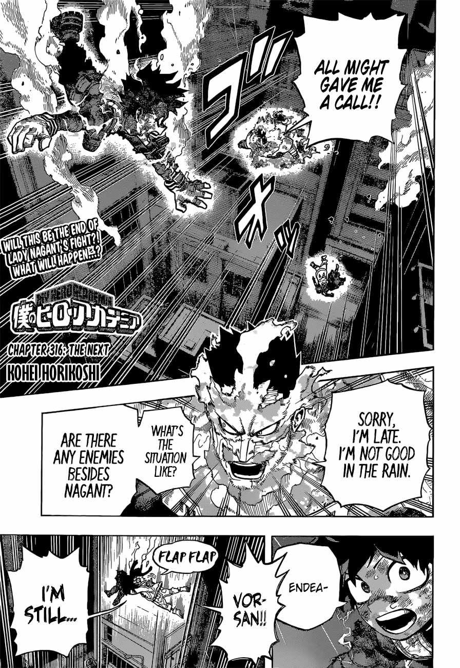 Boku no Hero Academia chapter 316 page 1