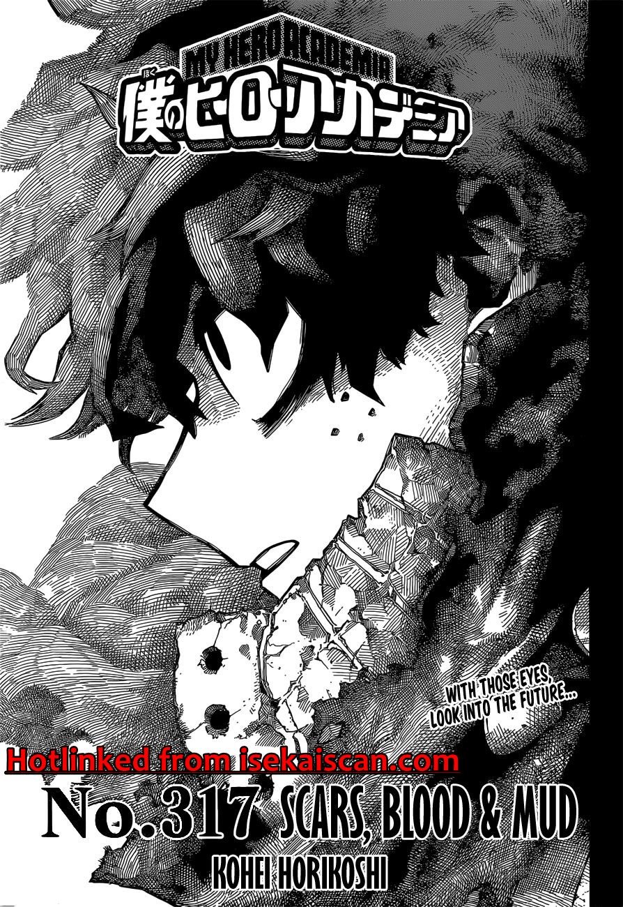 Boku no Hero Academia chapter 317 page 1