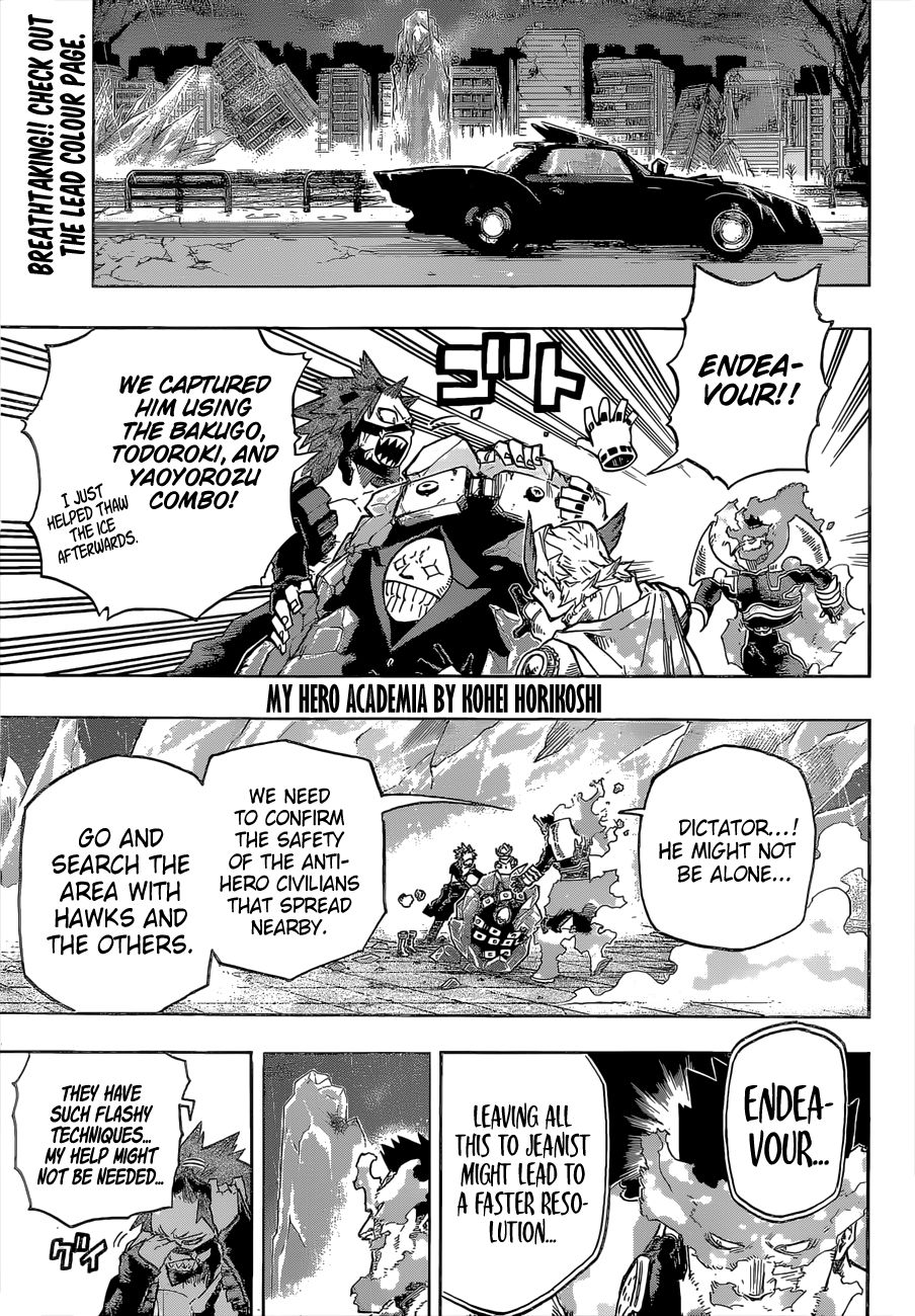 Boku no Hero Academia chapter 321 page 3