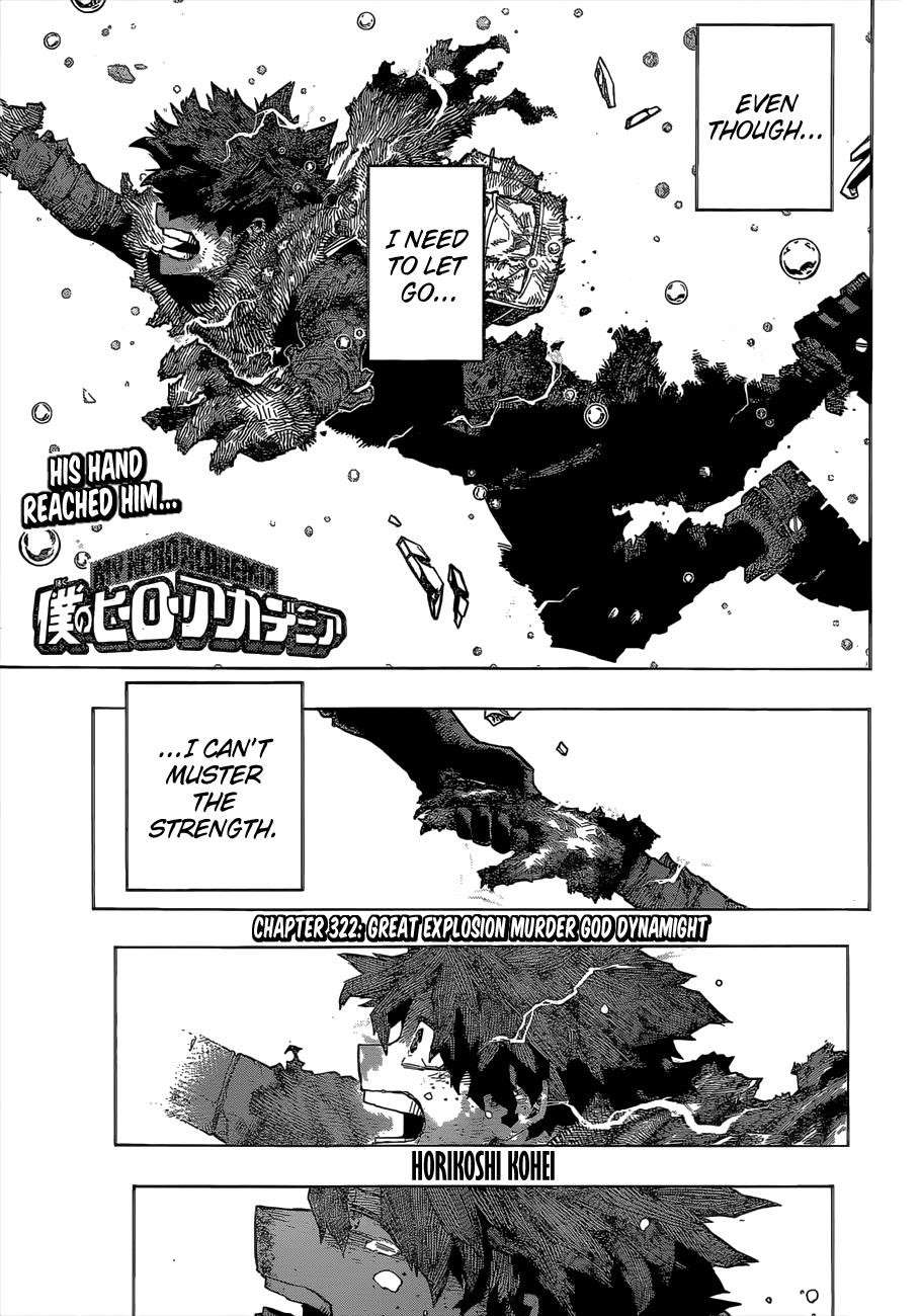 Boku no Hero Academia chapter 322 page 1
