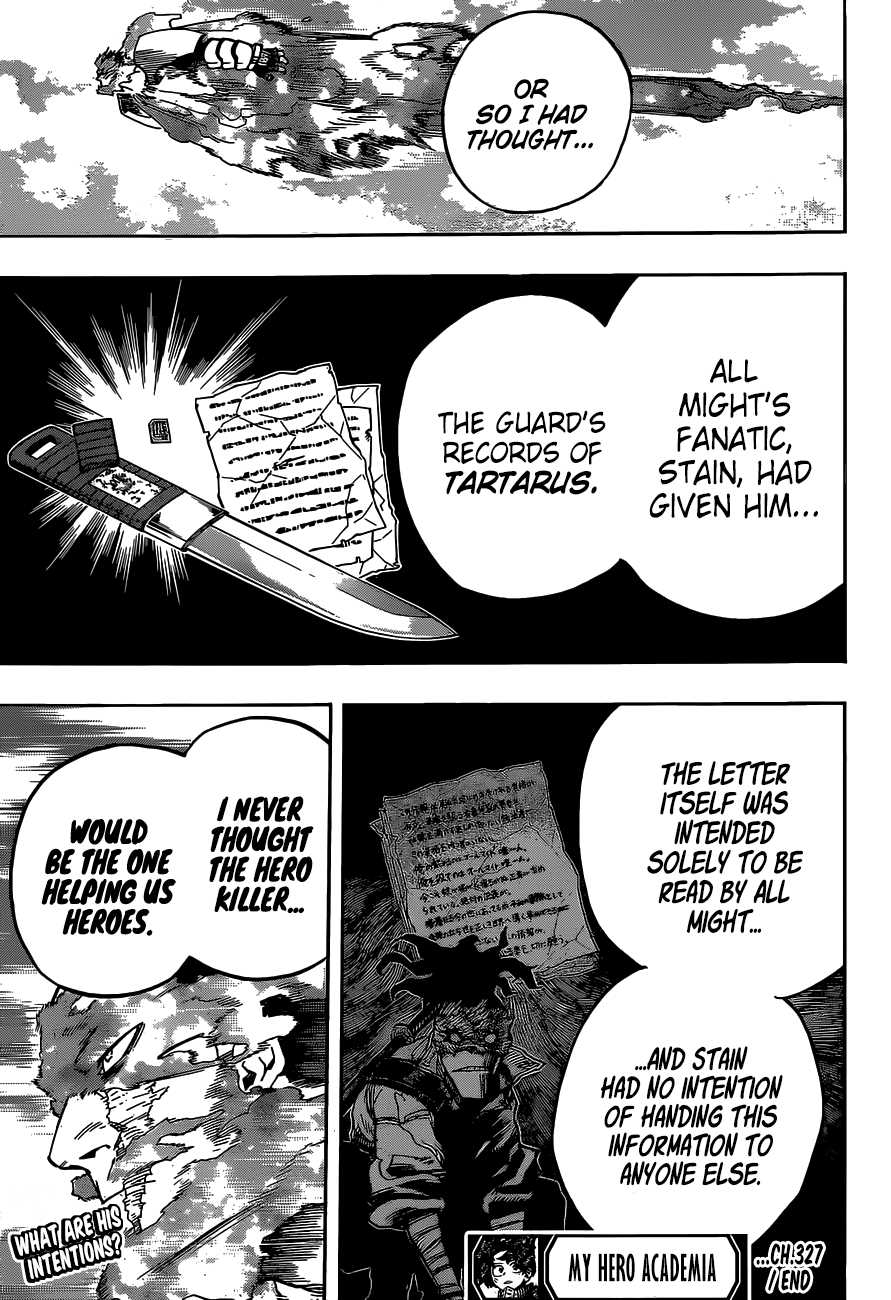 Boku no Hero Academia chapter 327 page 16