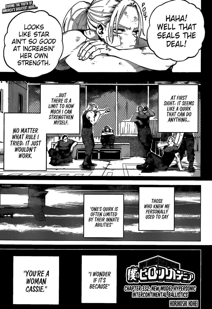 Boku no Hero Academia chapter 332 page 1