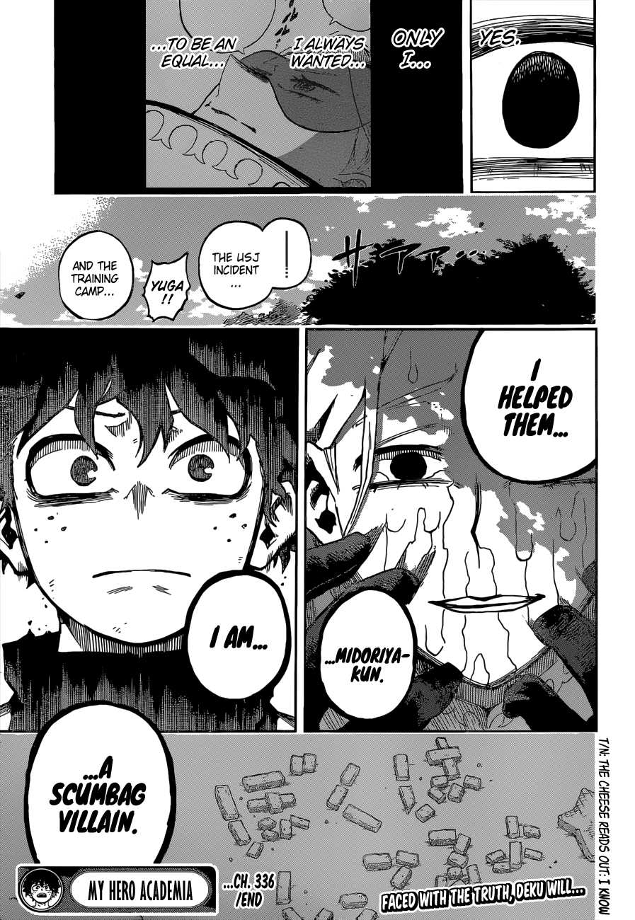 Boku no Hero Academia chapter 336 page 18