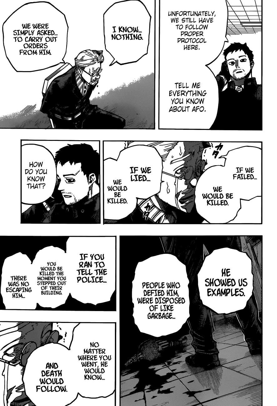 Boku no Hero Academia chapter 337 page 14