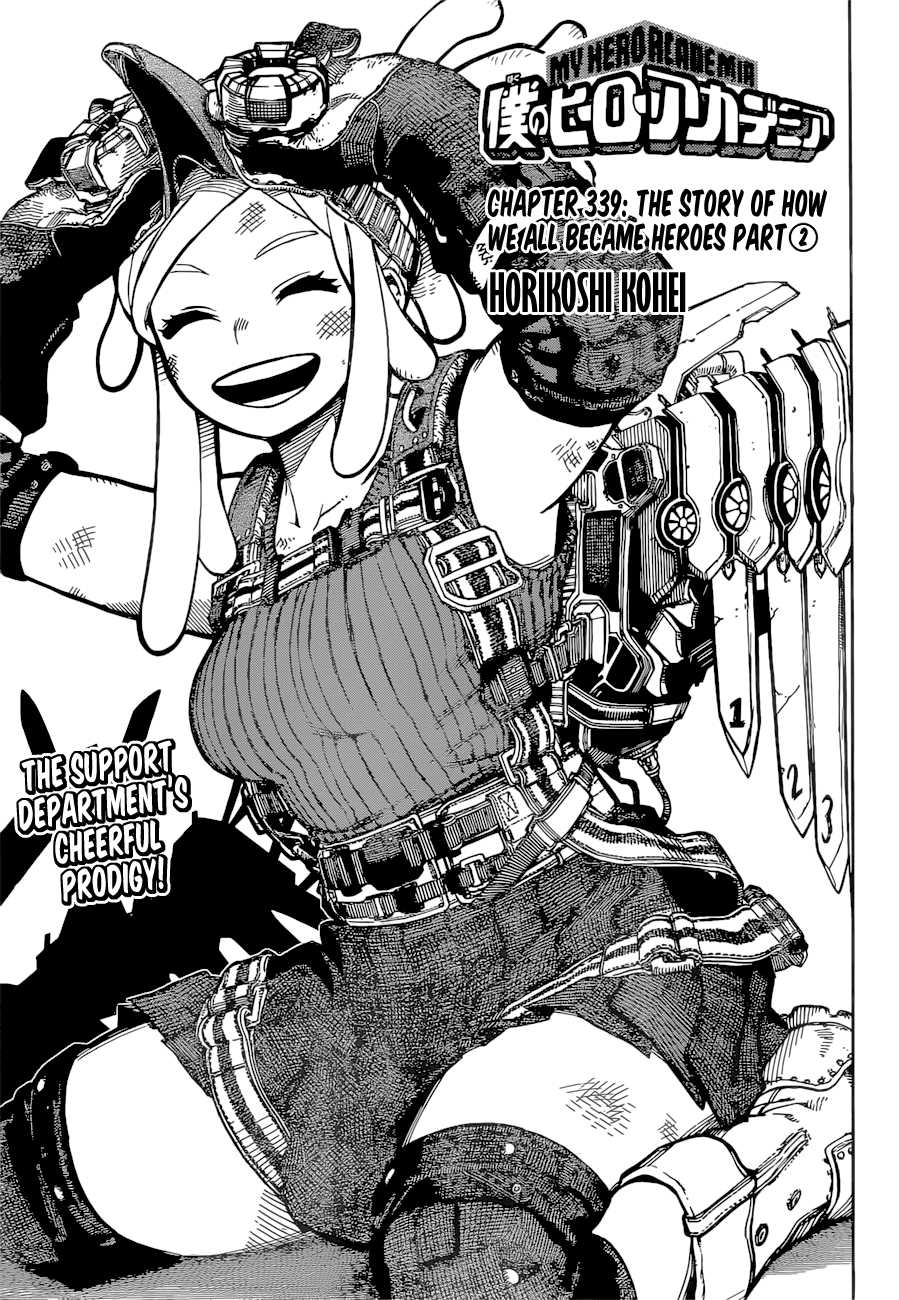 Boku no Hero Academia chapter 339 page 3