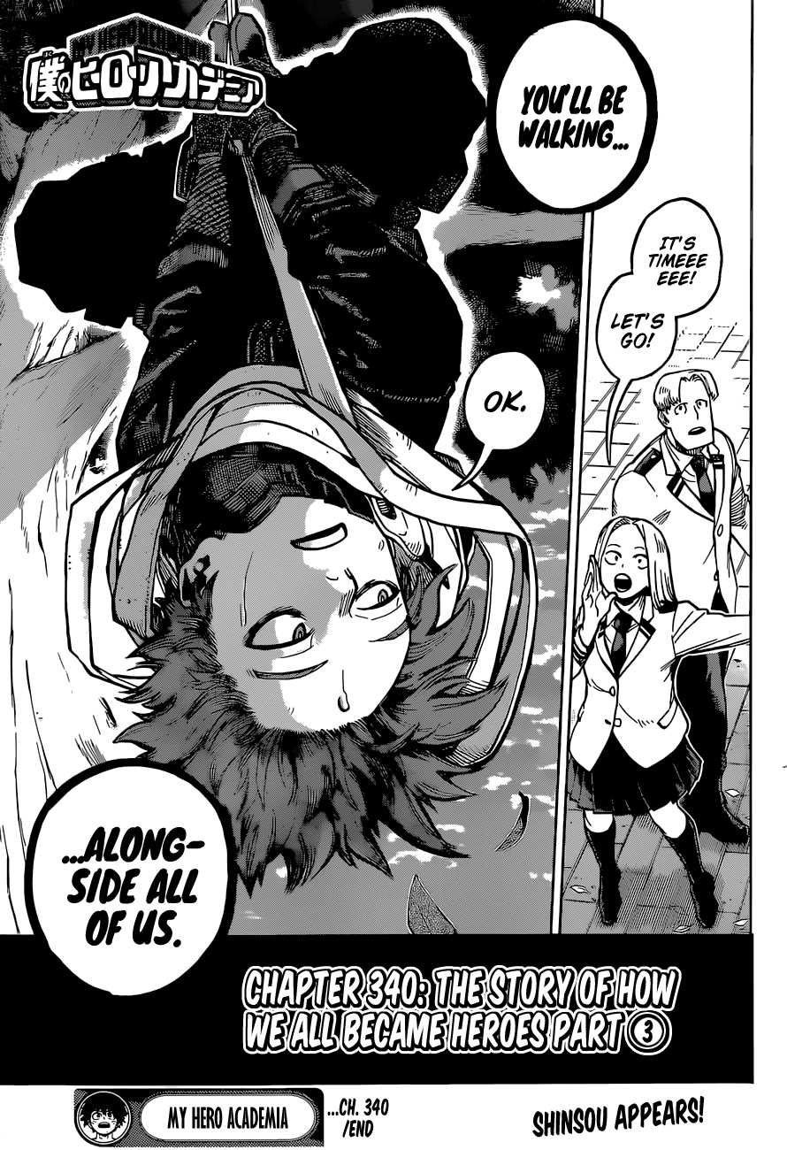 Boku no Hero Academia chapter 340 page 16