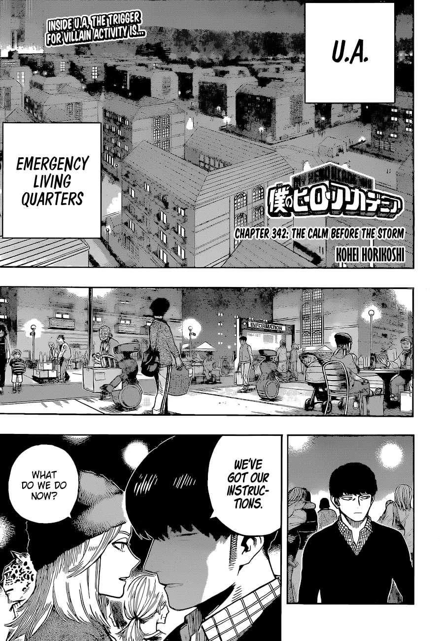Boku no Hero Academia chapter 342 page 1
