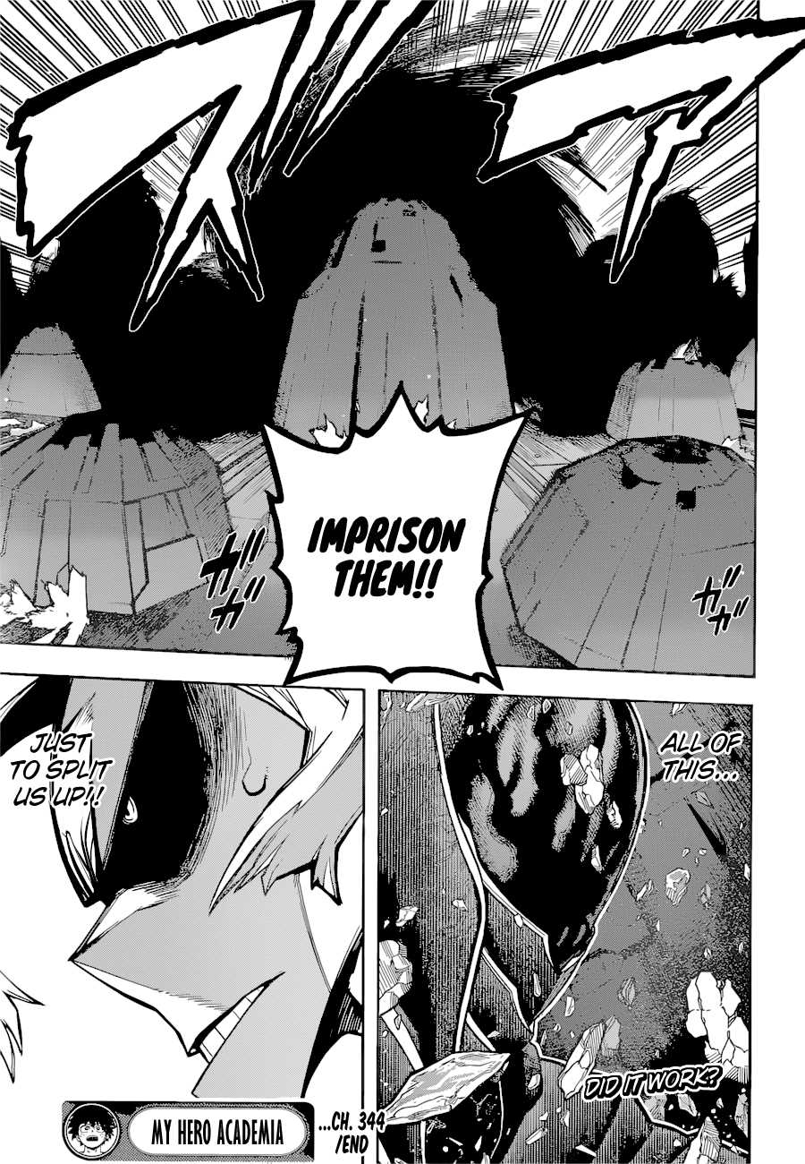 Boku no Hero Academia chapter 344 page 18