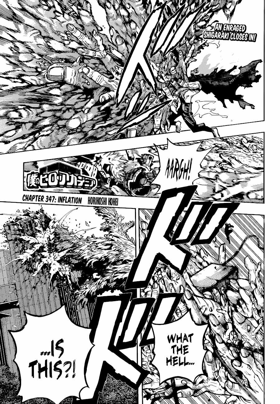Boku no Hero Academia chapter 347 page 1