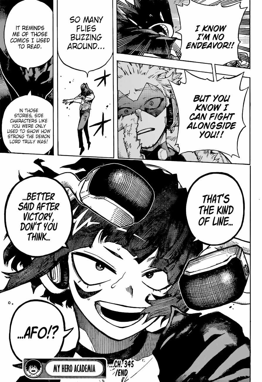 Boku no Hero Academia chapter 354 page 15