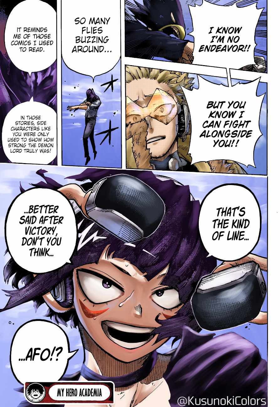 Boku no Hero Academia chapter 354 page 17