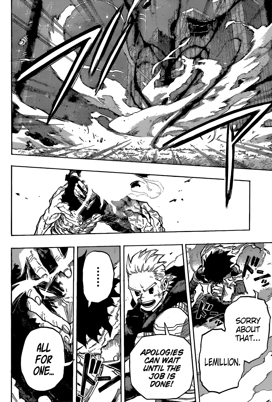 Boku no Hero Academia chapter 367 page 17