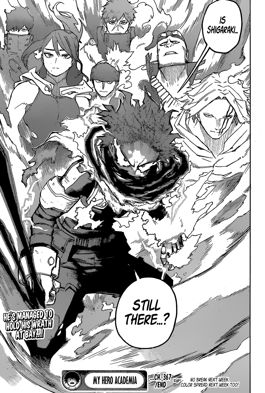 Boku no Hero Academia chapter 367 page 18