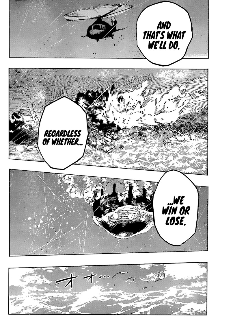 Boku no Hero Academia chapter 384 page 13