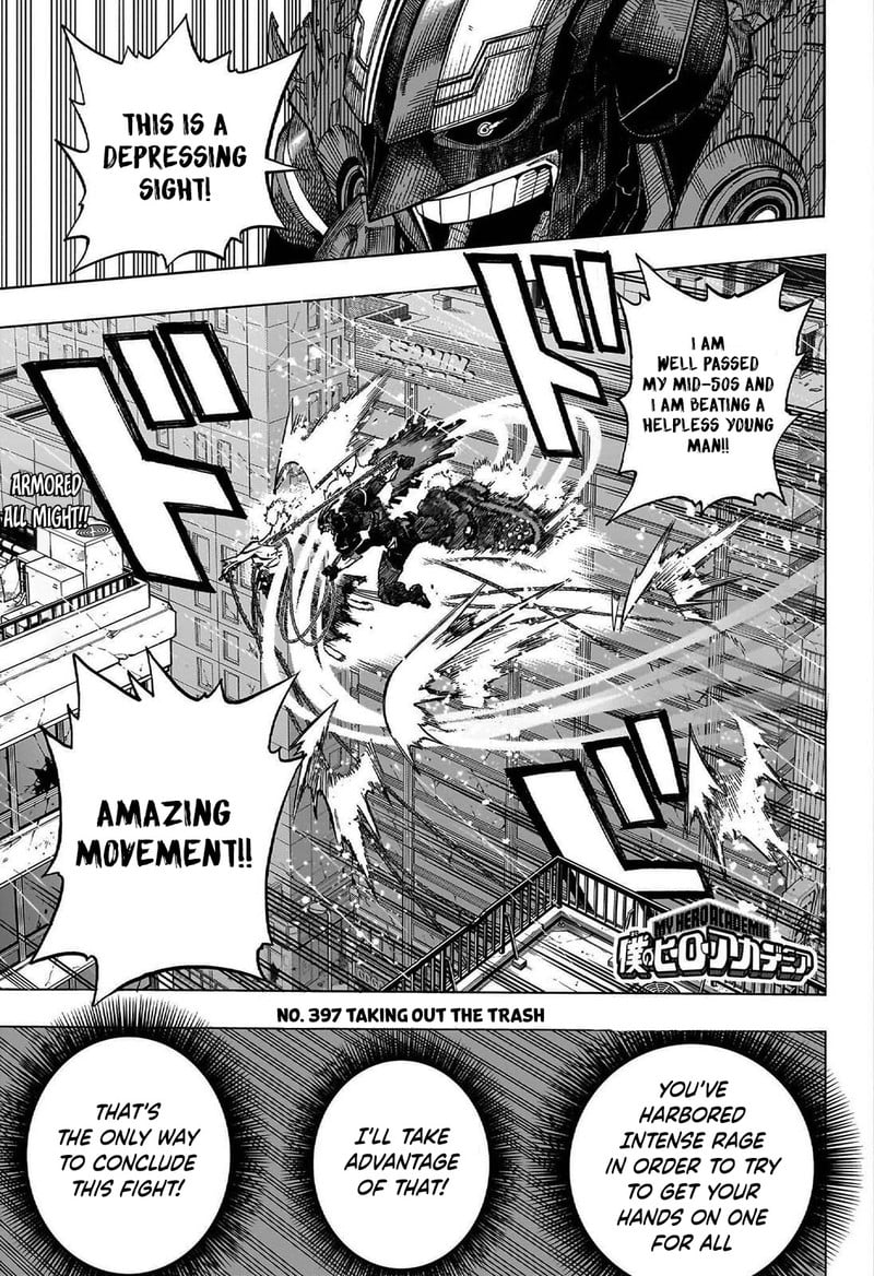 Boku no Hero Academia chapter 397 page 1