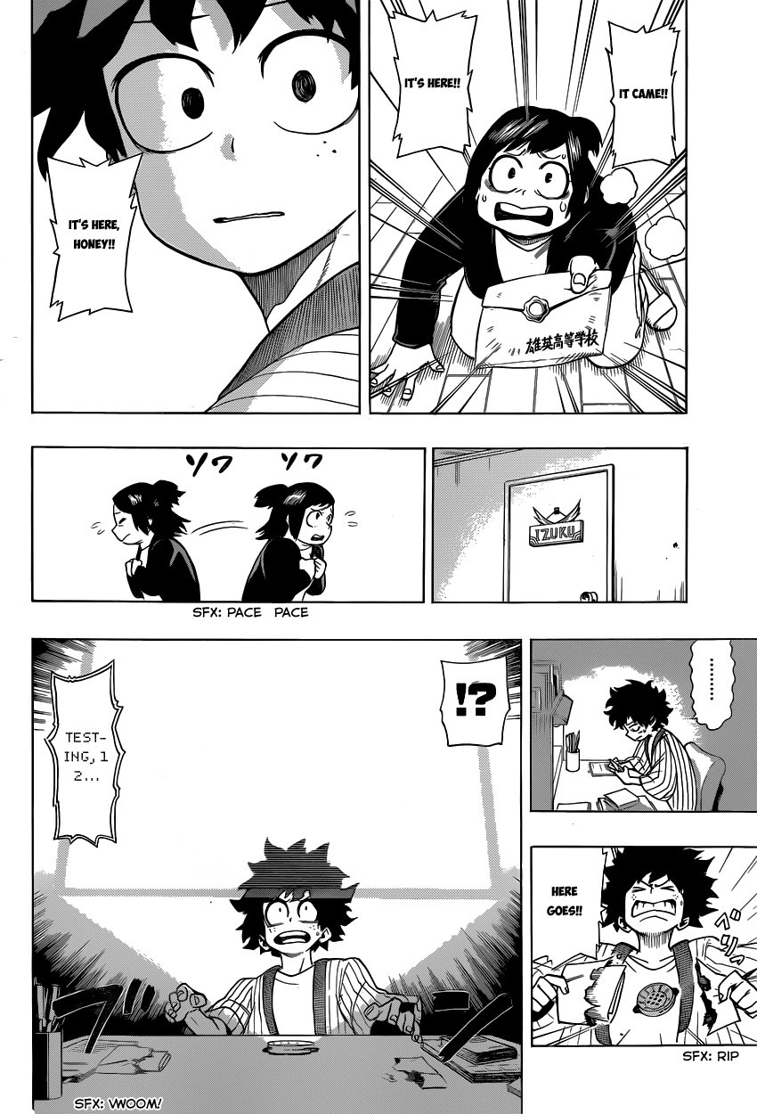Boku no Hero Academia chapter 4 page 14