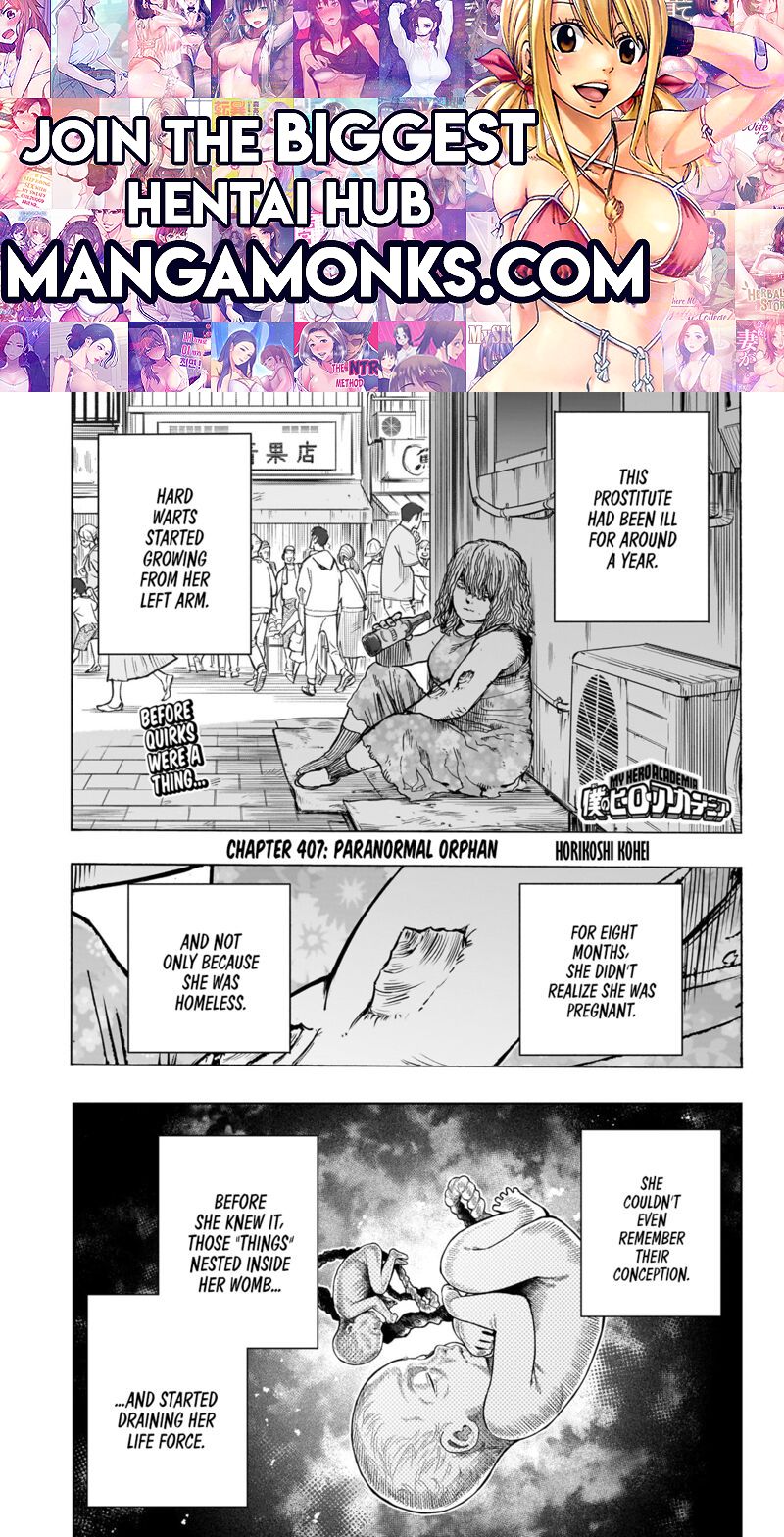 Boku no Hero Academia chapter 407 page 1