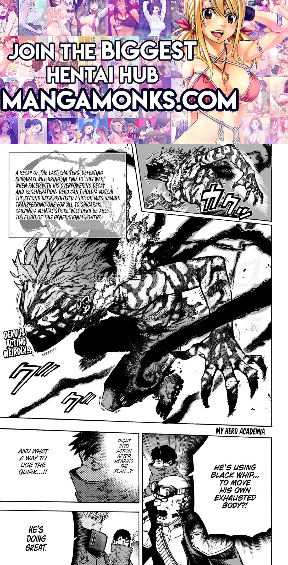 Boku no Hero Academia chapter 414 page 1