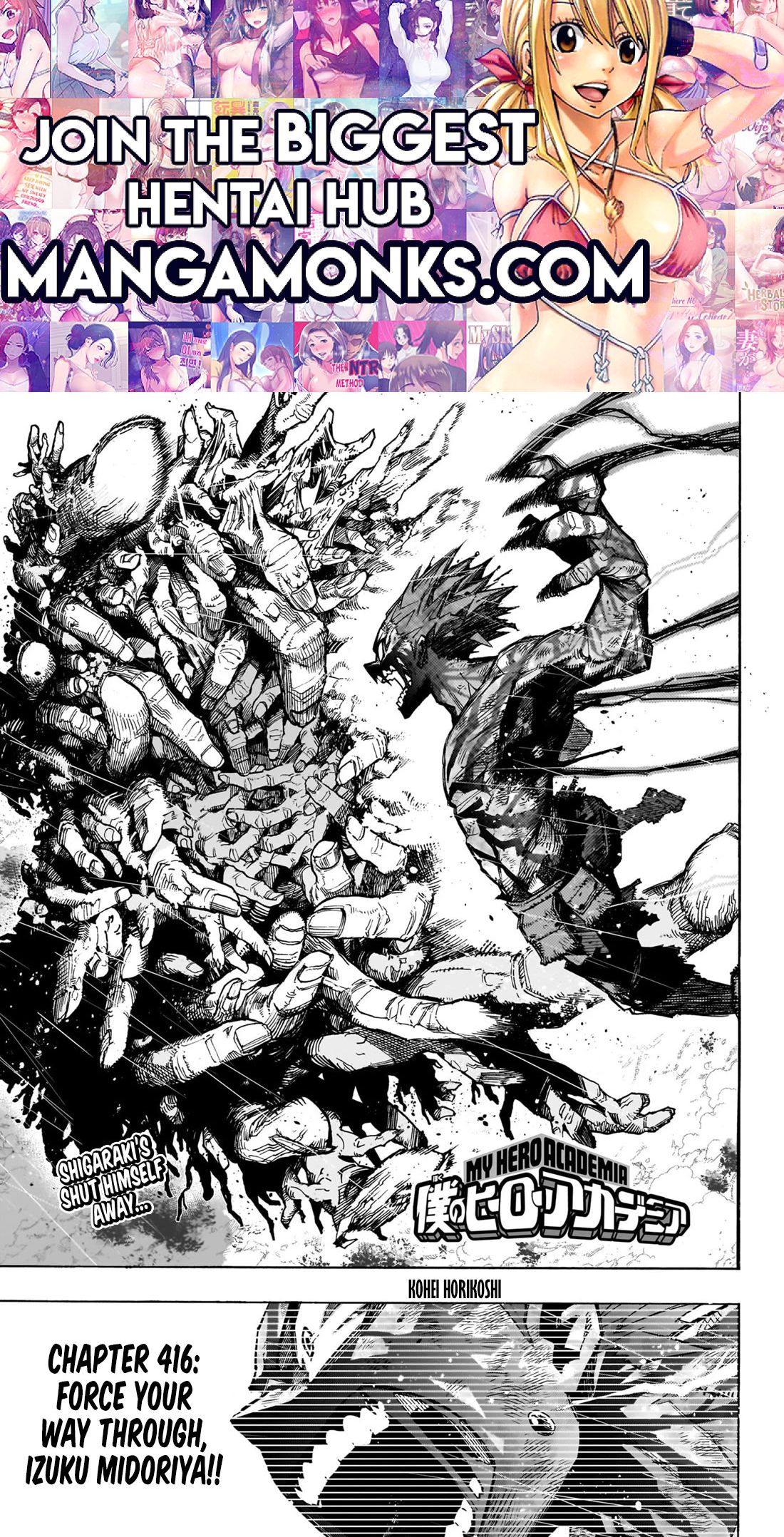 Boku no Hero Academia chapter 416 page 1