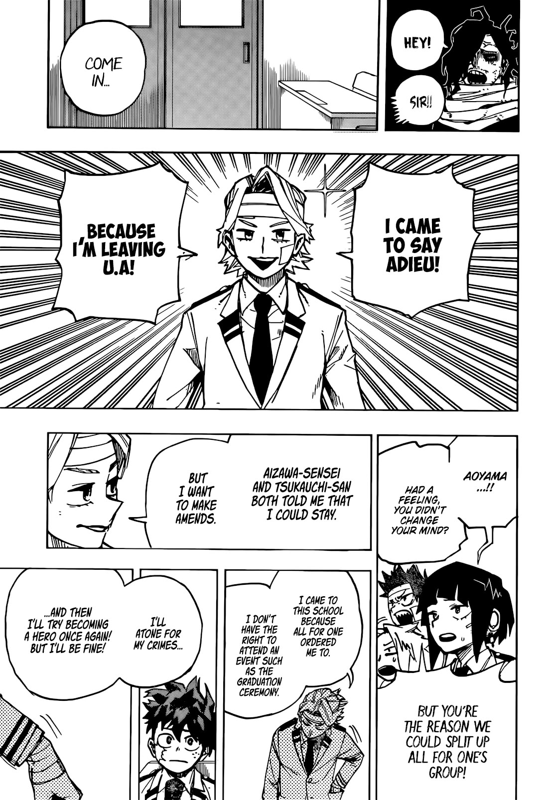 Boku no Hero Academia chapter 425 page 8