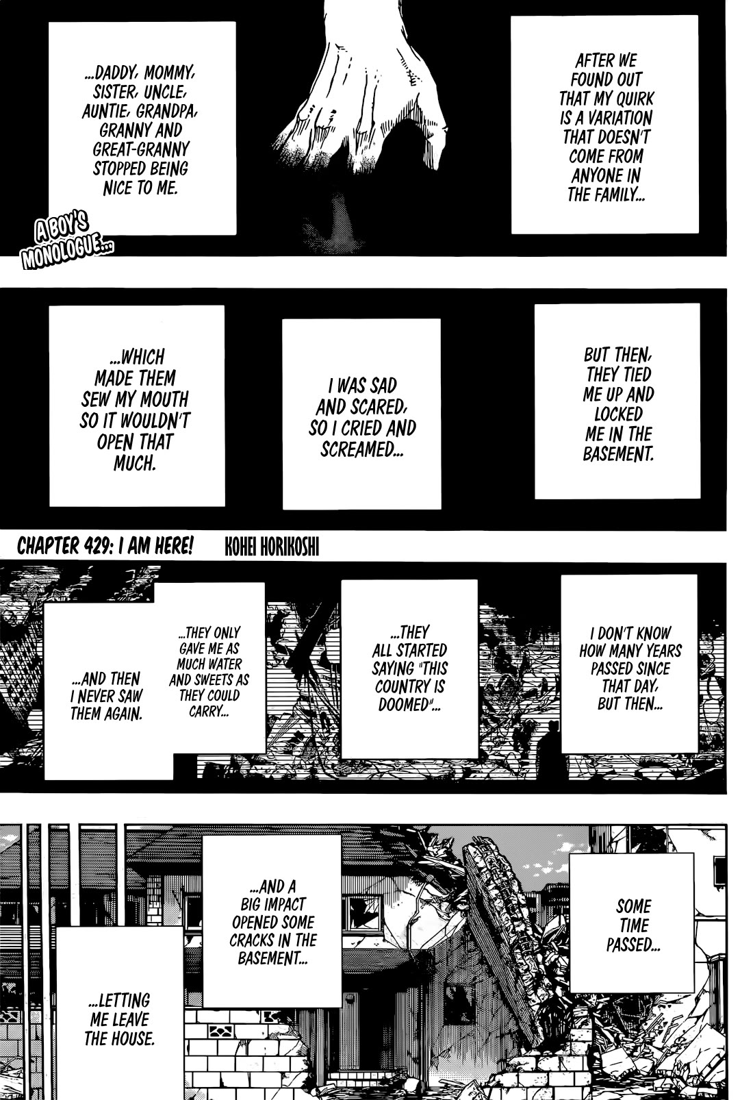 Boku no Hero Academia chapter 429 page 4