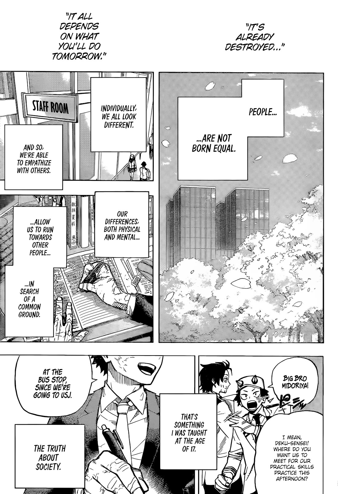 Boku no Hero Academia chapter 430 page 3