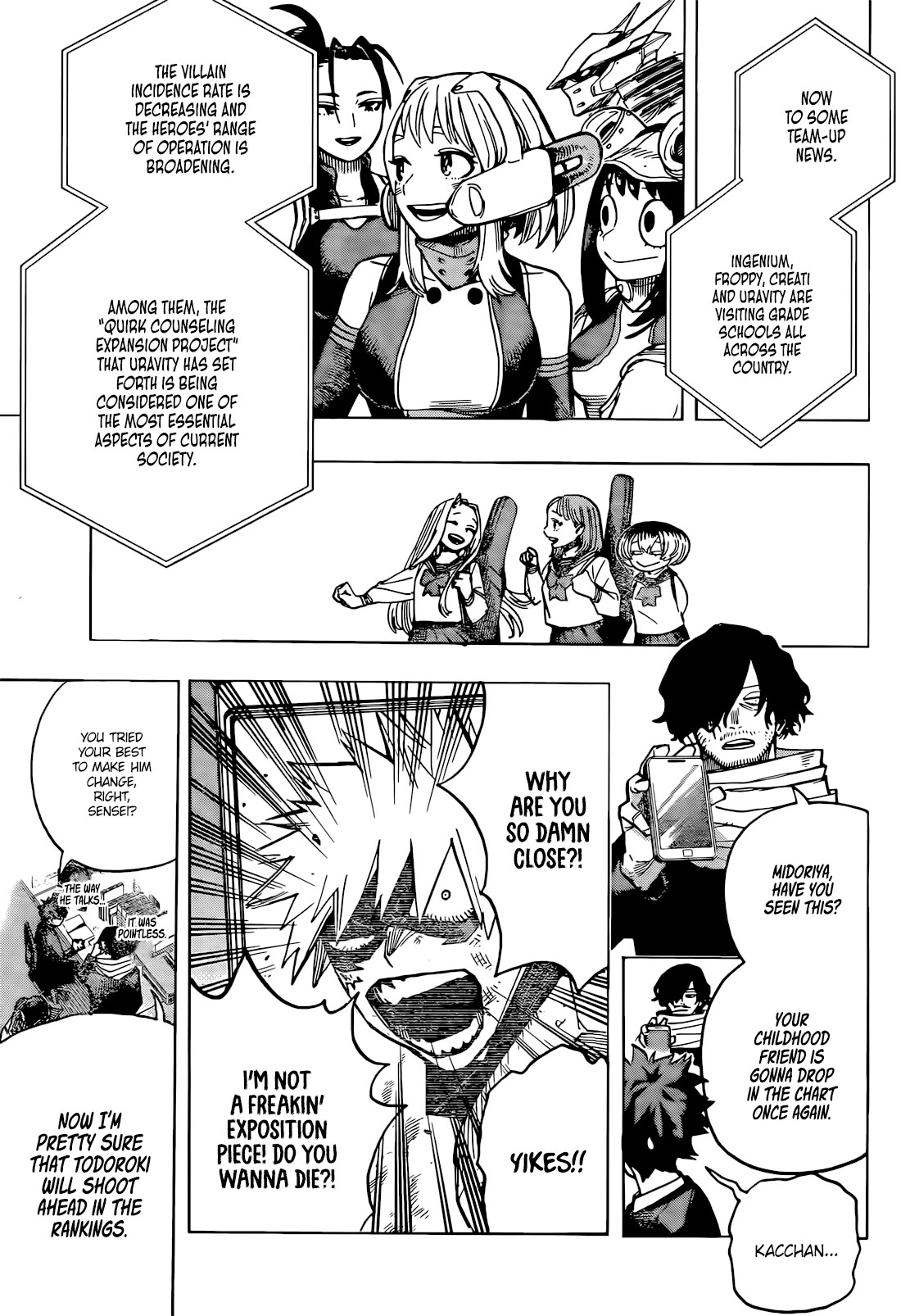 Boku no Hero Academia chapter 430 page 8