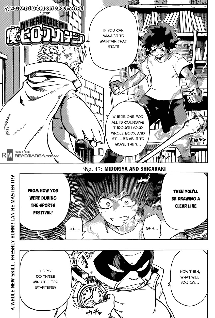 Boku no Hero Academia chapter 49 page 1