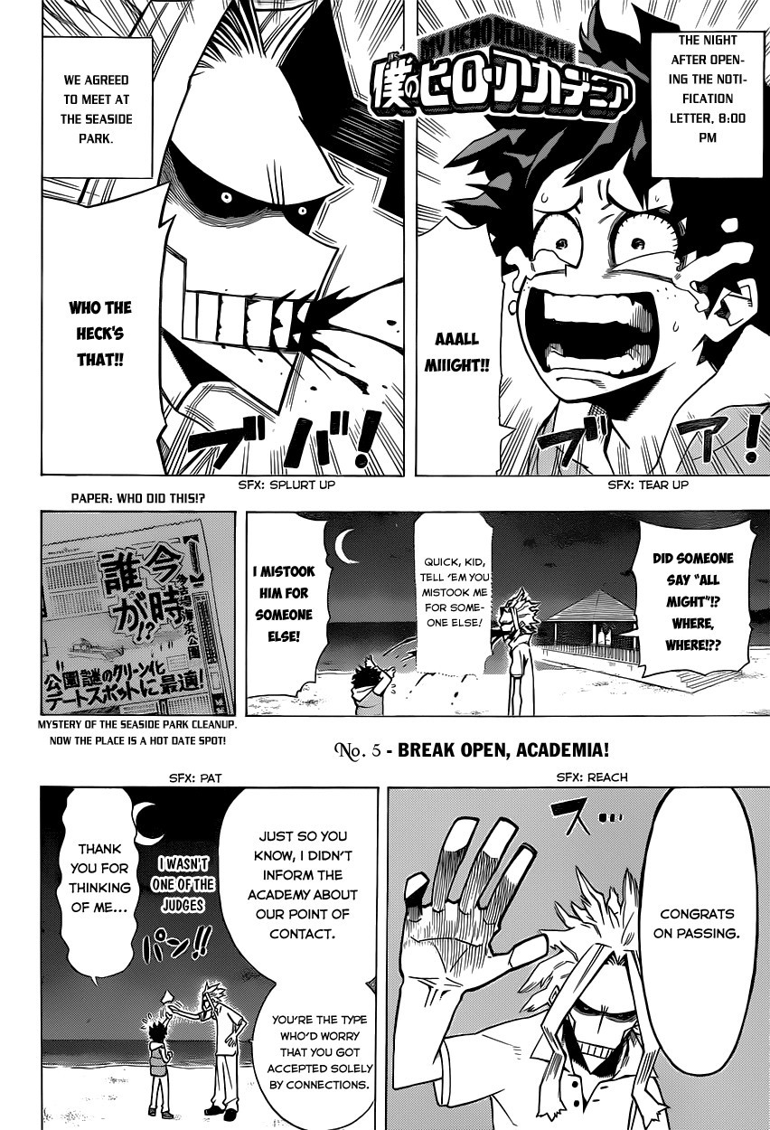 Boku no Hero Academia chapter 5 page 4