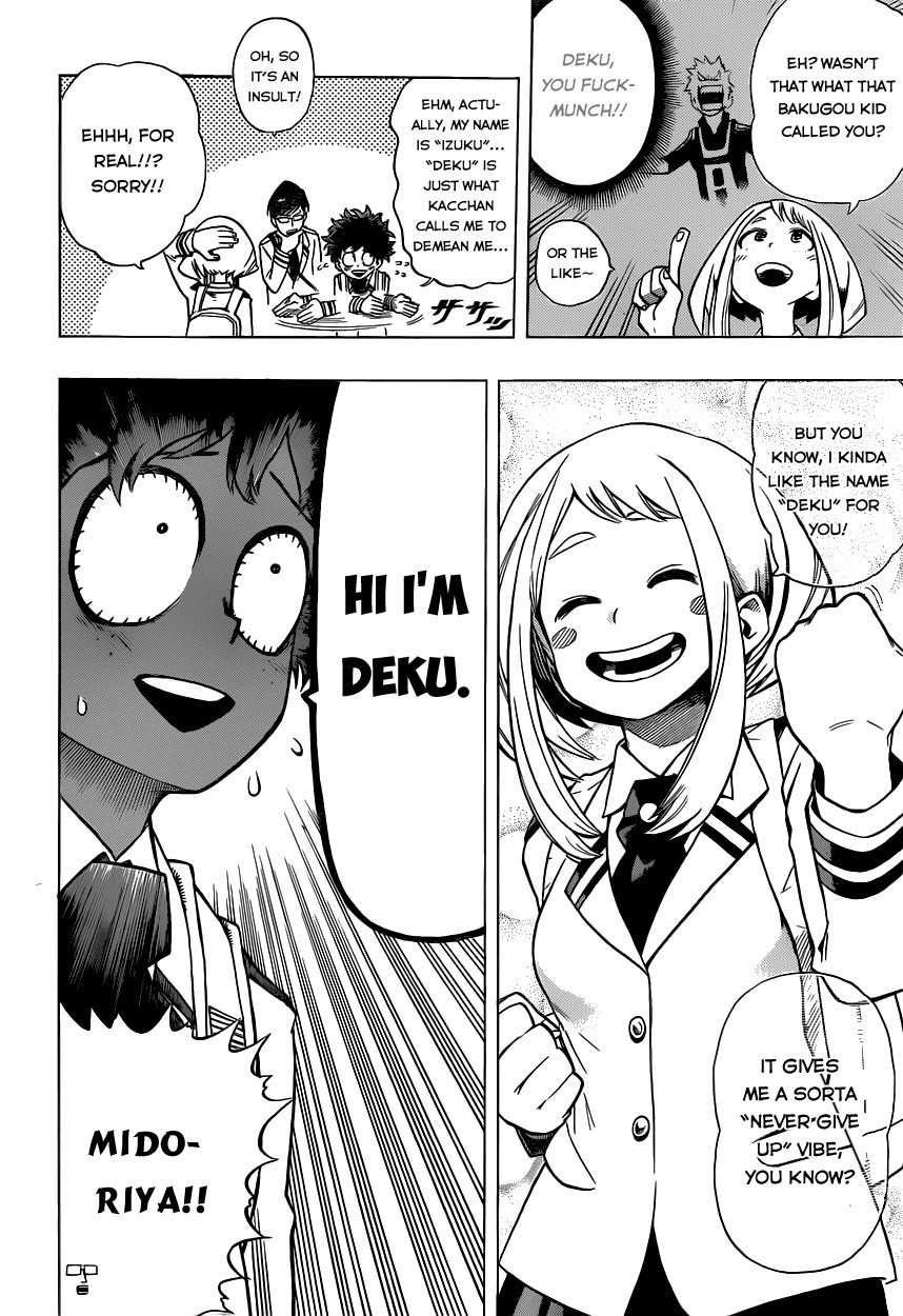 Boku no Hero Academia chapter 7 page 14