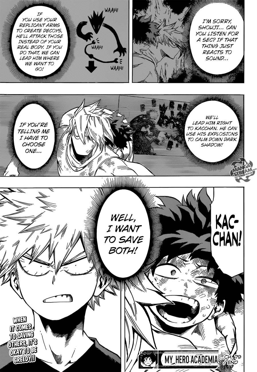 Boku no Hero Academia chapter 79 page 20