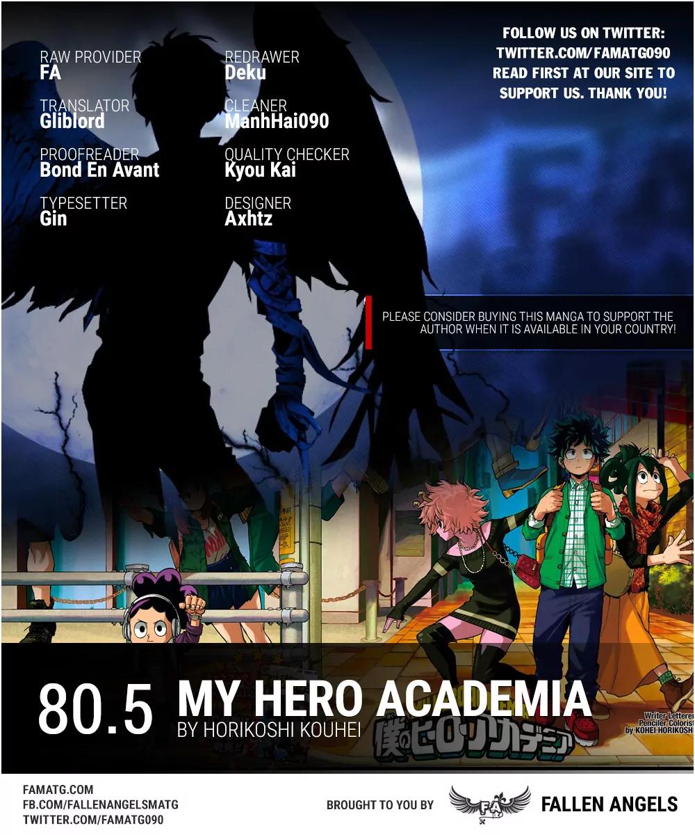 Boku no Hero Academia chapter 80.5 page 1