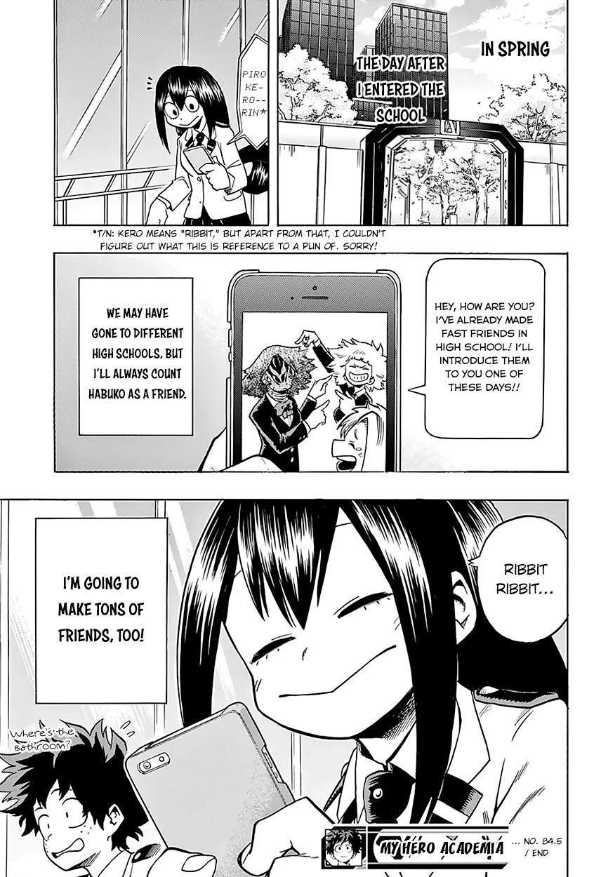 Boku no Hero Academia chapter 84.5 page 6
