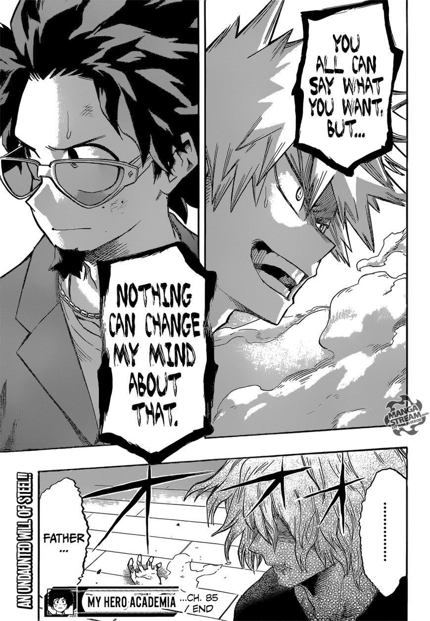 Boku no Hero Academia chapter 85 page 18