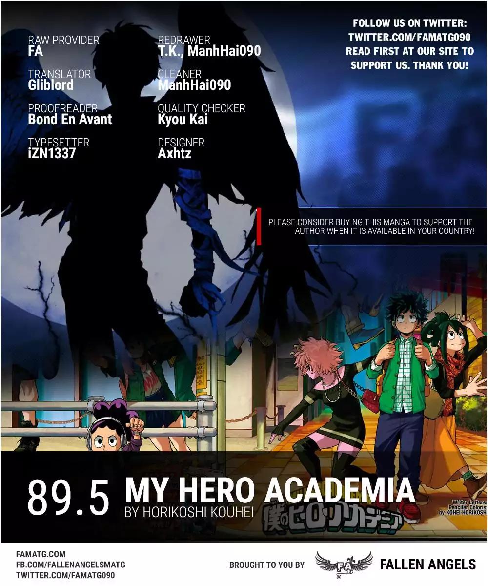 Boku no Hero Academia chapter 89.5 page 1