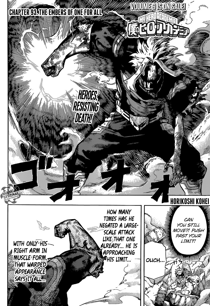 Boku no Hero Academia chapter 93 page 5